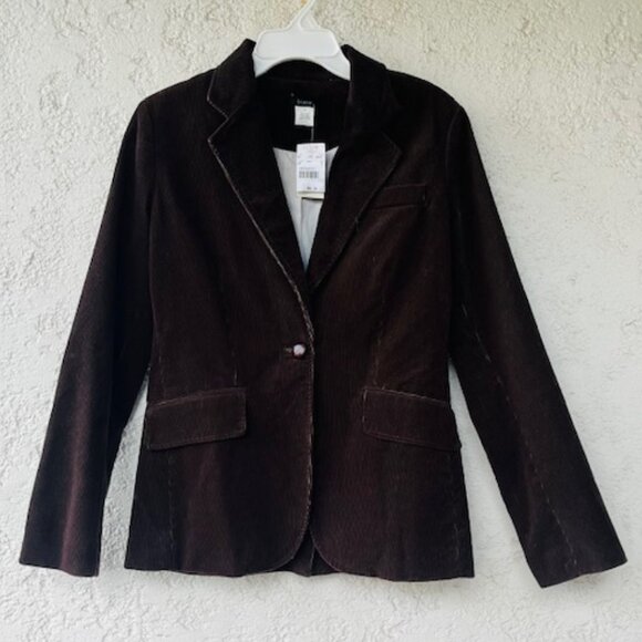 J. Crew Jackets & Blazers - Vintage J. Crew Chocolate Brown Corduroy Blazer – new with tags